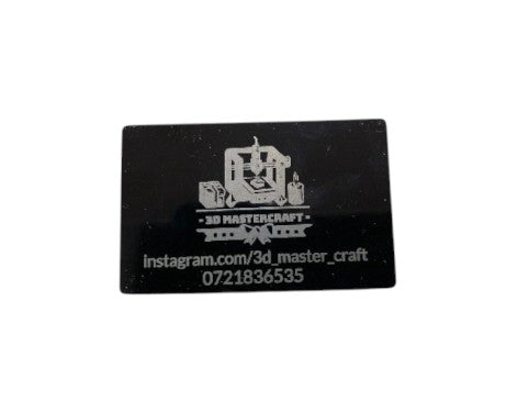 Carte vizita metal