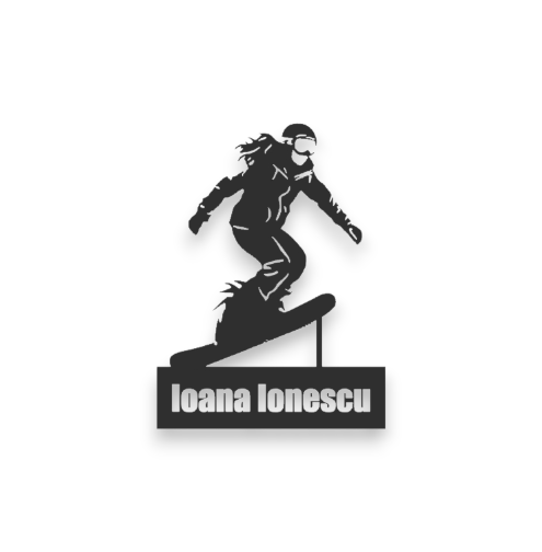 🏆 Artă 2D – Trofeu Snowboard
