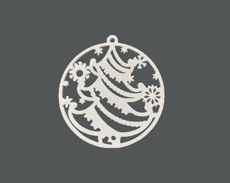 Ornamente de Crăciun printate 3D - bradut impodobit