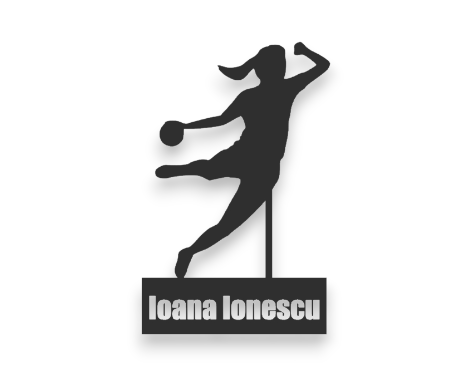 🏆 Artă 2D – Trofeu Handbal