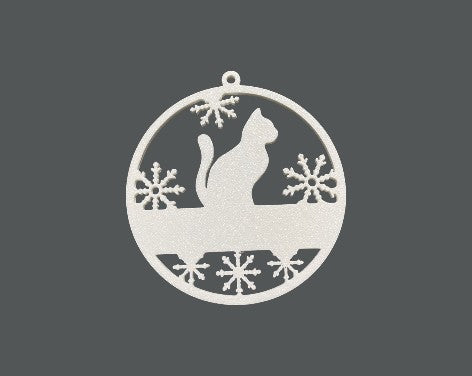 Ornamente de Crăciun printate 3D - pisica