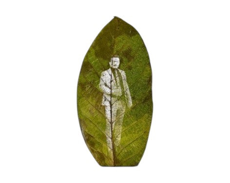 Portret gravat pe frunză — amintiri naturale și unice
