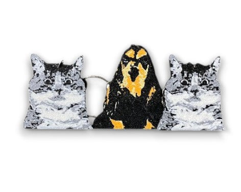 Breloc 3D personalizat - animalul de companie