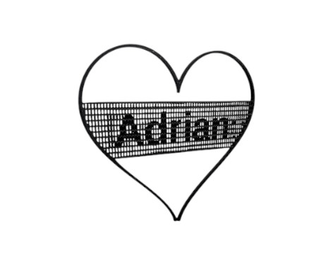 Iluzie vizuală – inimă cu două nume