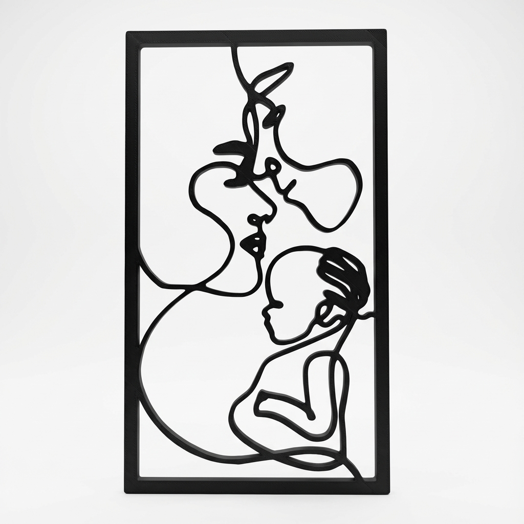 Portret din linii – legătura dintre părinți și copil