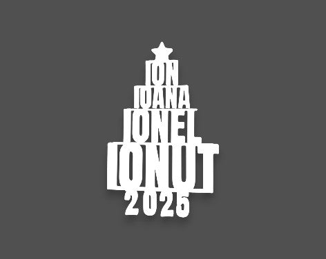 Ornament Personalizat de Crăciun - Bradul Familiei 🎄