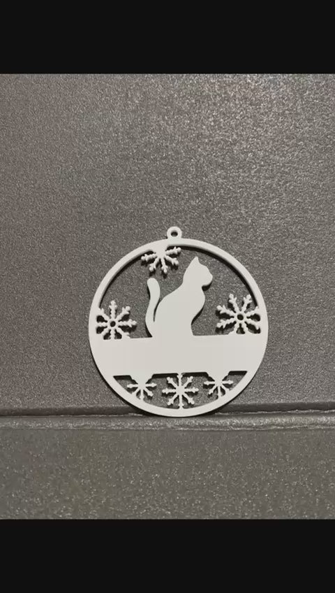 Ornamente de Crăciun printate 3D - rotative, personalizate cu nume