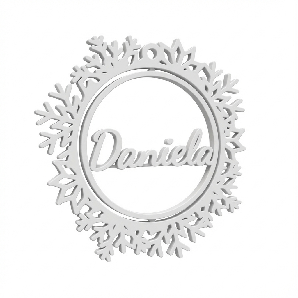 Ornamente de Crăciun printate 3D - rotative, personalizate cu nume